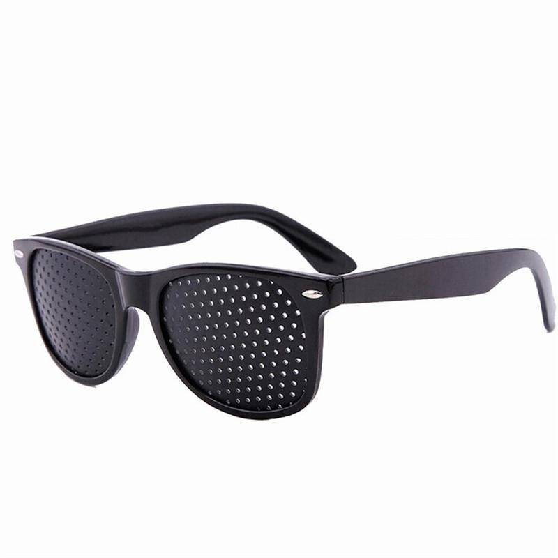Vision Care Pinholes Glasses Eye Exercise Eyeglasses Eyesight Astigmatism Improve Black GZW