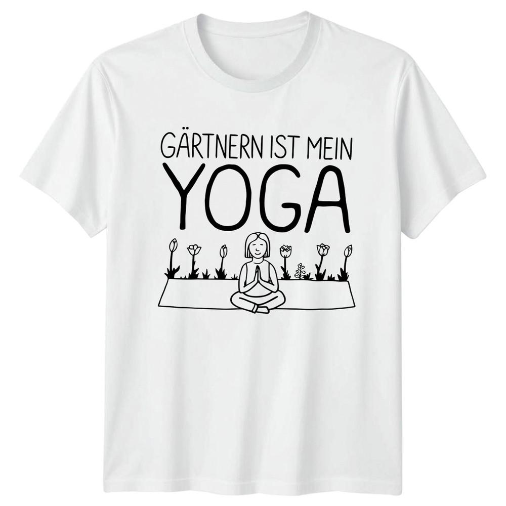 Grtnern Ist Mein Yoga Unisexs TShirt Yoga Gardening Mothers Day Gift For Her S