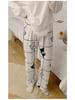 Women's Thin Spring/Autumn Pajama Pants - Casual, Cute Japanese Cartoon Design, Wearable Outdoors