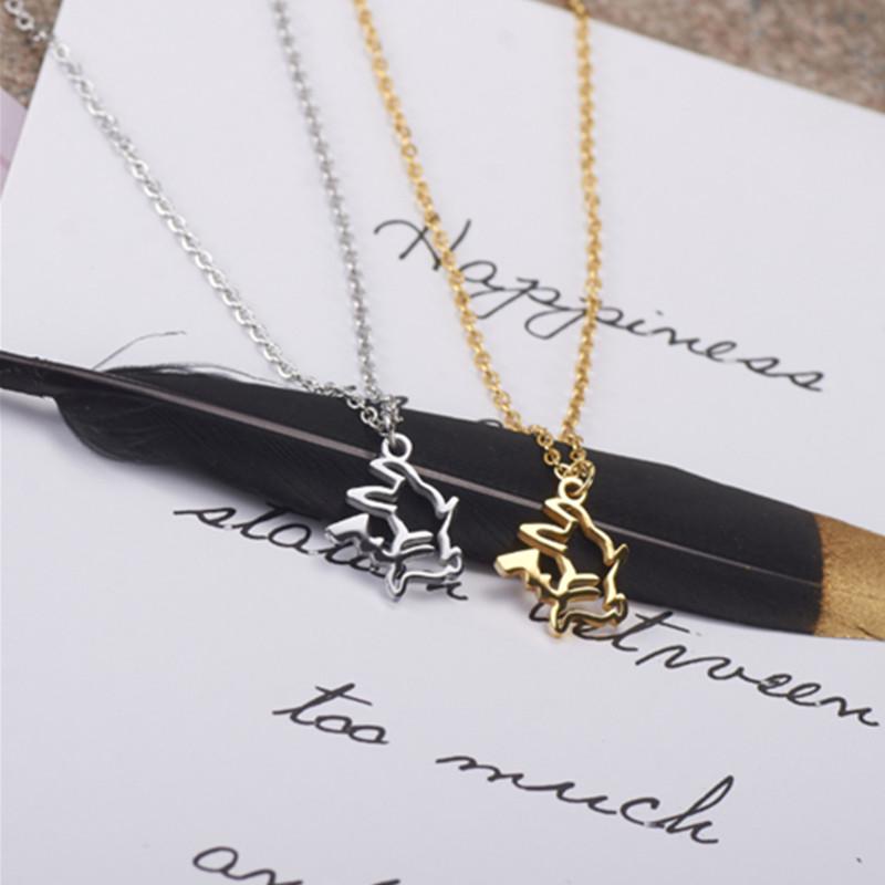 Anime Cartoon Pendant Necklace Women Chain Jewelry Accessories
