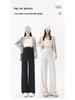 Spring/Autumn Maternity Wide-Leg Pants – Loose-Fit, Non-Slip Waist, Lightweight & Casual