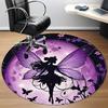 1pc Fairy Moonlight Office Round Area Rug, Indoor Mat Suitable ForOffice, Under Office Chairs Bedroom Living Room Home Decor T146