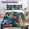 Roblox Bedding Set Breathable Duvet Cover with Pillowcases Decorative Bed Linen for Bedroom Home Decoration Birthday Gift