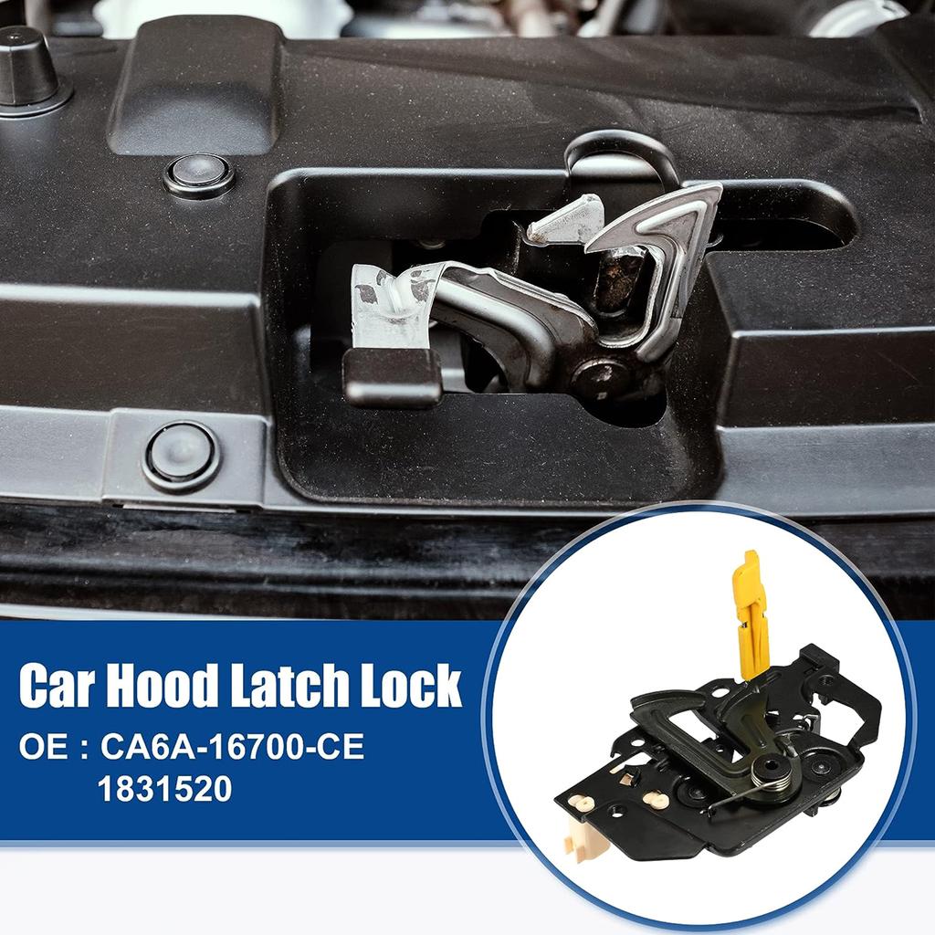 Car Hood Latch Lock for Fiesta 2008-2012 Replace CA6A-16700-CE 1831520 Front Bonnet Hood Locking Latch Auto Accessories