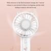 2025 Handheld Fan Portable USB Rechargeable Fans Desk with Base Small Makeup Eyelash Cooler Women Girls Outdoor Office Mini Fan