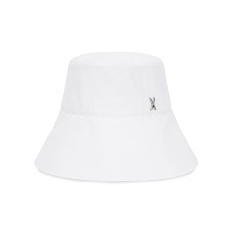 VARZAR VA Studded Solar Shield Bucket Hat White