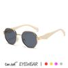 Stylish Retro Punk Polygonal Metal Sunglasses for Men & Women – High-End European & American Fashion