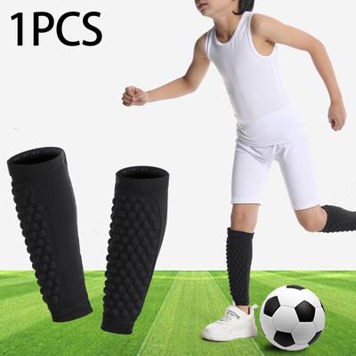 Voetbal Been Mouw Voetbal Scheenbeschermer Knie Brace Beschermers Sok Kuit Compressie voor