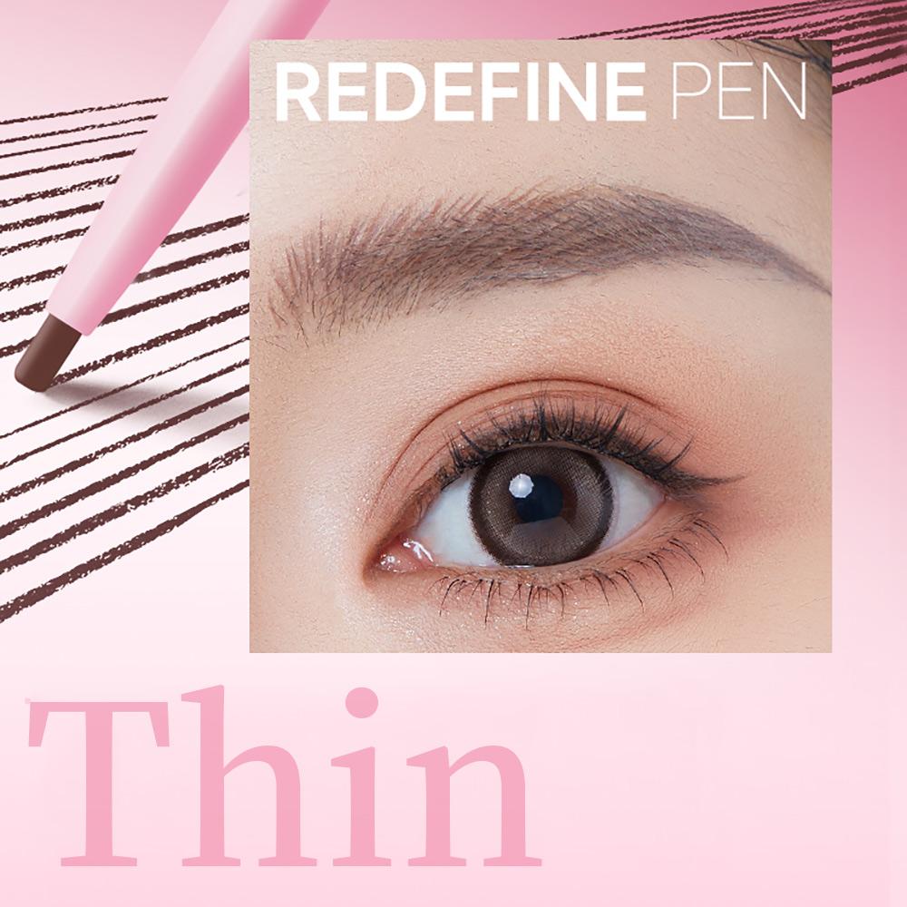 Rock Sweet 2-in-1 Eyebrow Pencil & Gel Double-headed 0.05mm Ultra-fine Waterproof Last All-day Eyebrow Pen with Precise Brush