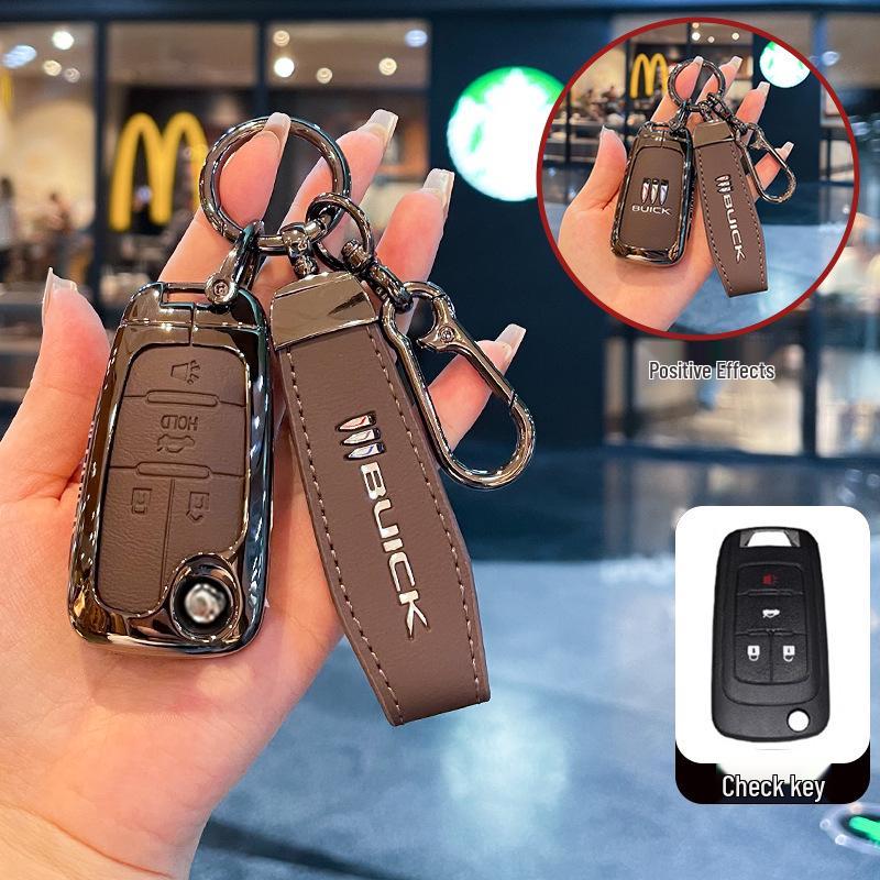 Folding Metal Key Case for Buick Excelle, Yue Lang 10-20 models