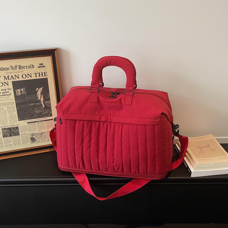 Gesteppte Reisetasche mit Tragegriff und verstellbarem Riemen Leichte Wochenendtasche für Reisen für Herren und Damen