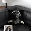 T-Tupac Shakurr Rapper Cushion Cover Natural Linen Organic Fabric Double-Sided Printing Sofa Home Decor Gift Pillow Case