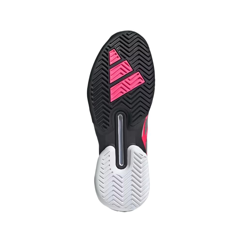 adidas Adizero Ubersonic 5 Rosa Lucido Argento Metallizzato Nero Scarpe da Ginnastica da Uomo Core-Black JQ2901