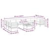 VidaXL Garden Lounge Set with Cushions 11 Pcs Impregnated Pine Wood, Outdoor Sofa Set, Sofa Set of 3299650