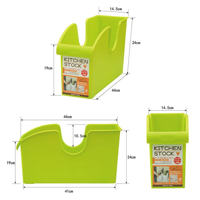 Kitchen Closet Organizer Storage Box Cabinet Pot Cover Shelving Home Pulley Storage Rack Storage Box Kitchen Cabinet Artifact