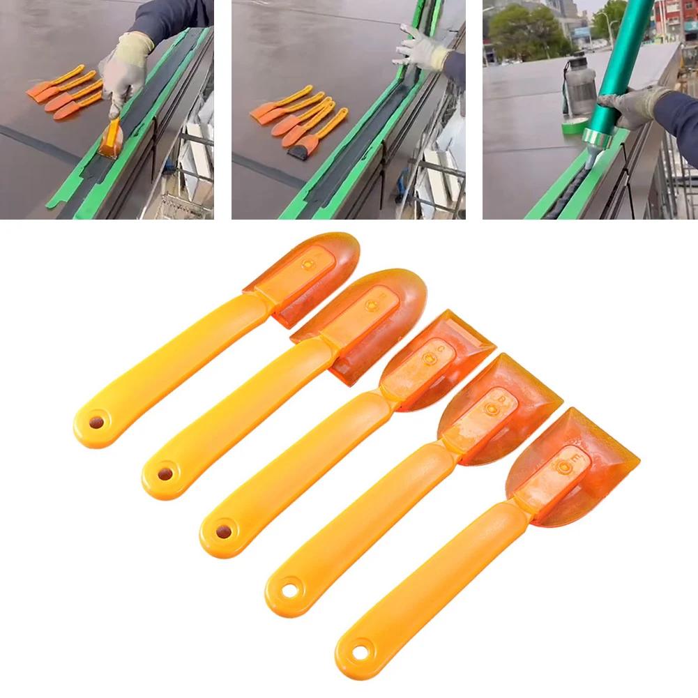 Multifunctional Rubber Caulking Tool 5PCS Sealant Spatula Spreader Caulk Finishing Smoothing Tool