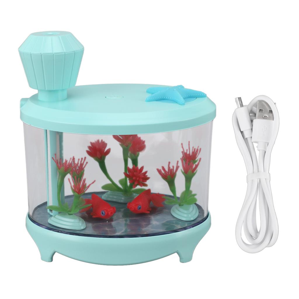 Micro Landscape Humidifier Fish Tank Modeling Ultra Sound USB Low Noise Essential Oil Aromatherapy