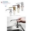 250ML Stainless Steel Head Kitchen Hand Liquid Soap Dispenser with ABS Pump