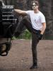 Free Soldier Men's Tactical Cargo Pants: Stretch, Plaid, Multi-Pocket, Wear-Resistant Outdoor Wear
