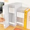 1pc A4 File Storage Box Transparent File Contract Classification Bills Sorting Office Document Case Organizer Supplies Dustproof Box