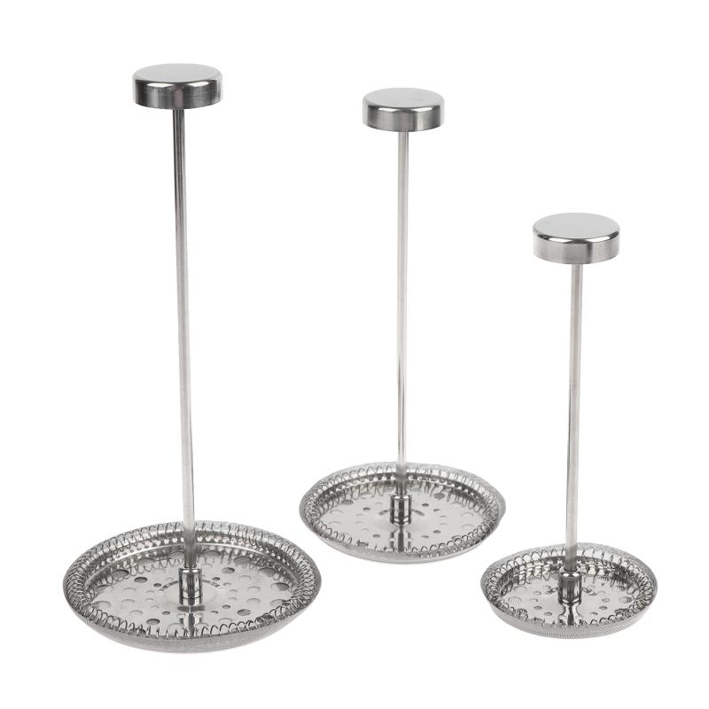 Fine Mesh French Press Filter Replacement Set Food Grade Rustproof Easy to Clean Reusable for Home Kitchen Coffee Brewing Coffee Lover Gifts