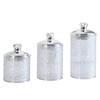 3 Pieces Premium Sealed Food Canisters Perfect For Coffee Tea And Dry Goods Storage Transparent Organizers Jars