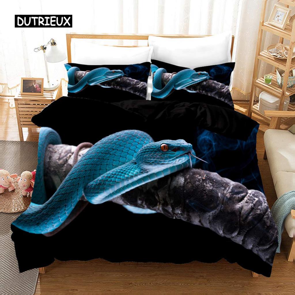Snake Bedding Set Duvet Cover Set 3d Bedding Digital Printing Bed Linen Queen Size Bedding Set Fashion Design
