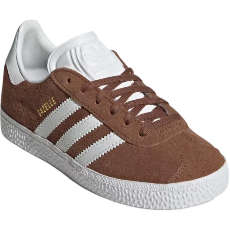 adidas Gazelle C Usate Marrone Sneakers Bambino Bianco Nuvolato Oro Metallico IF9807