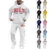 Men's Zippered Sweatshirt Jacket Suit Men's Casual Sports Suit Sweatshirt Suit