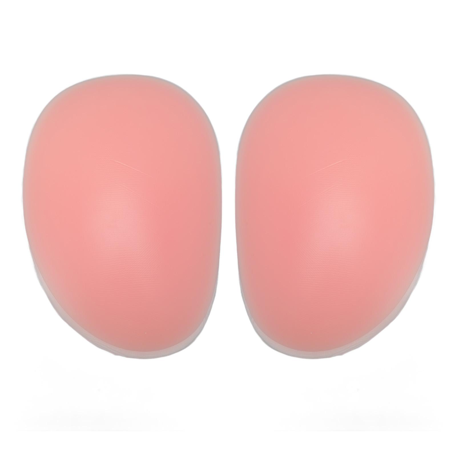 

1 пара силиконовых накладок для ягодиц с тонкими краями, съемные вкладыши для ягодиц для женщин, розовые 7.1 Oz