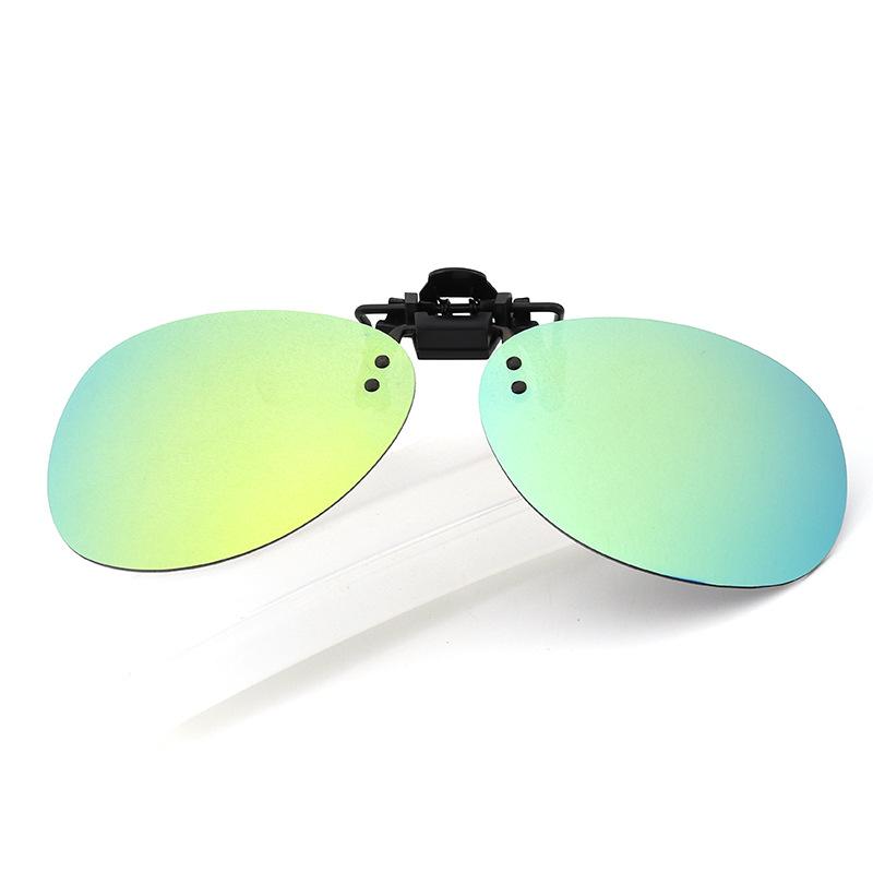 JYL TS Removable Clip On Sunglasses Polarized UV Protection For Driving 1225Sun0021