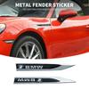 Emblème de logo métallique pour voiture, Décalcomanie Badge Lame d'aile Pour e46 e39 e90 e60 e30 f10 f11 f20 f30 g20 g30 x1 x3 x5 z4 Accessoires Auto