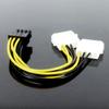 8Pin Male To Dual 4Pin Male Video Card Power Cord 8 Pin PCI Express To Dual 4 Pin Molex Graphics Card Power Cable