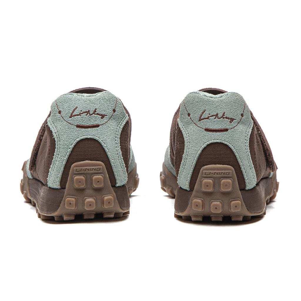 Li Ning Mary Sports Comfortable Wear-Resistant Breathable Low-Top Casual Shoes Women Sneaker Brown AGLW064-5