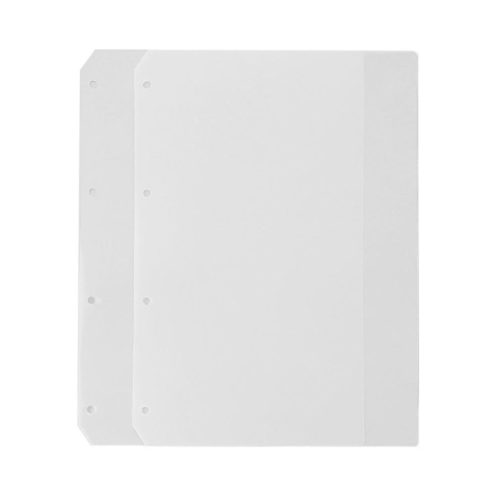 2pcs DIY Spiral Binder Divider Page Separator PP Refill Spiral Page Binder Indexing Cards  Student