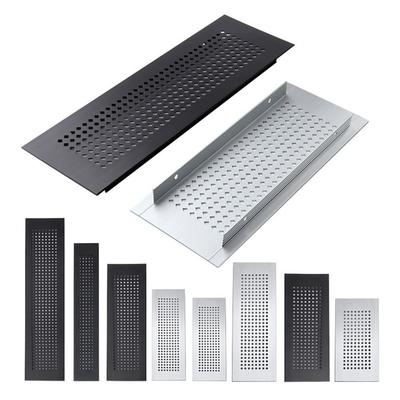 2pcs/set Aluminum Alloy Vents Cover Louver Ventilation Grille Air Vent Decor  Furniture Hardware