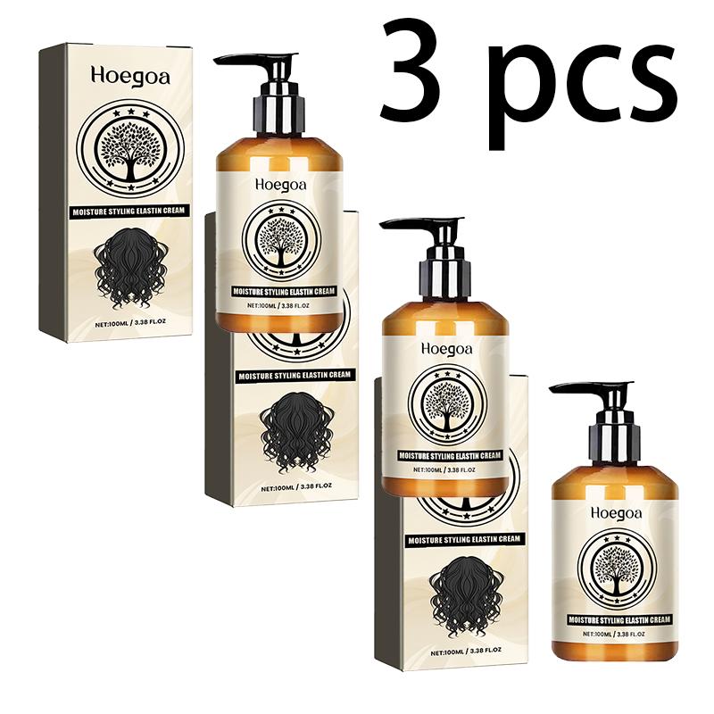 

Hoegoa Moroccan Curl Увлажняющий Эластификатор Кудри Объем Блеск Натуральный Объем Стайлинг Лечение