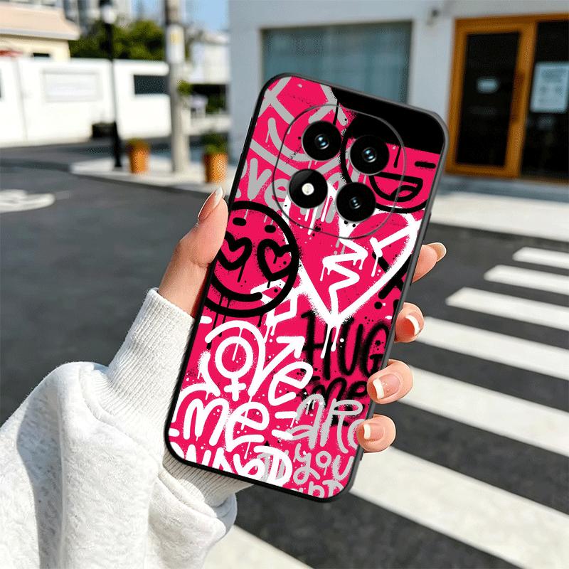 Graffiti Fashion Art Soft Phone Case for Xiaomi Redmi Note 12 13 14 15 Pro Plus 11 12S 11S 11T 10 4G Black Cover Back Shell