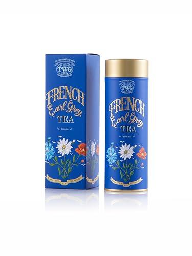[TWG Tea] French Earl Grey | 100g Tinned Loose Tea | Beautifully Designed Earl Grey Tin | Tea Gift