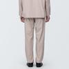 MUJI Easy Tuck Wide Pants AE0WTA4S Hellbeige XL Herren knitterfrei Herren Herren