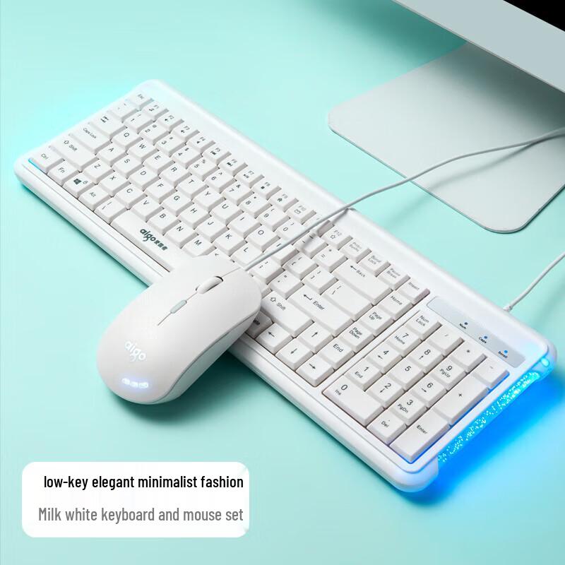 

Aigo WQ9530 Wired RGB Keyboard and Mouse Combo