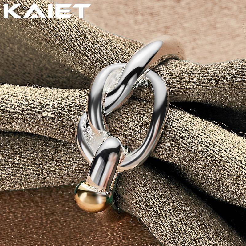 925 Silver Kink 7-10 Ring For Women Lover Party Fashion Accessories Jewelry