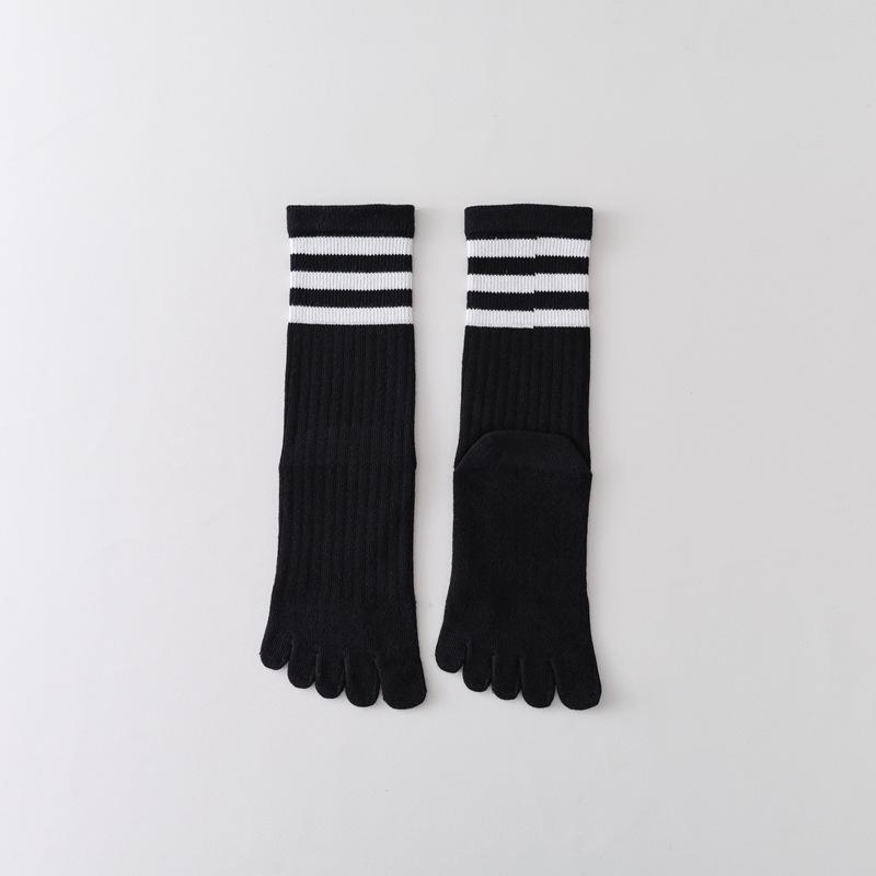 Yoga Five-Finger Socks Children'S Medium Tube Split-Toe Socks Boneless Breathable Comfortable Pilates Women'S Socks Fitness Sports Socks Stockings