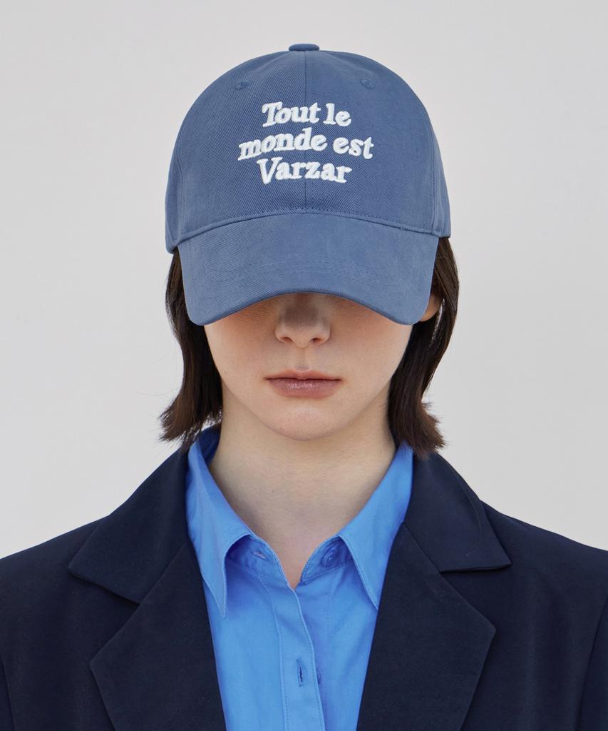 Bajal Tmv Lettering Ball Cap [Washed Blue]