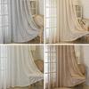 1pc Branch Embroidery Sheer Curtain 1PC Vintage Design with Grommet Hanging for Living Room Bedroom Balcony Kitchen Ready Made