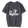 The Dogfather Greyhound Tshirt Short Sleeve Oversized Funny Italian Greyhound Dad Mom Gift For Dog Lovers T Shirt Hip Hop