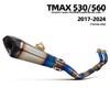 Yamaha TMAX 530/560 Titanium Alloy Exhaust Pipe Modifier (2017-2024 Models)
