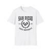 San Diego State University Style Shirt Vintage College Tee Unisex Gildan 5000