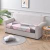 Geometrisch Bedruckte Elastische Sofasitzbezüge Sofabezüge Weicher Stretch-Schutz für Haustiere Geformte Sofas Chaiselongue-Abdeckungen