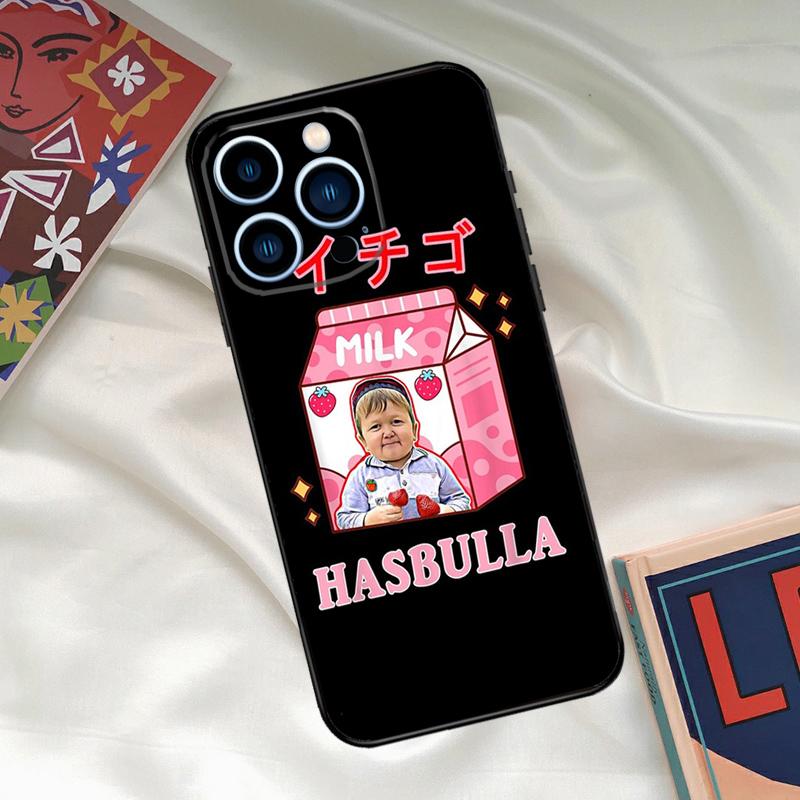 Lustige Hasbulla Handyhülle Für iPhone 15 14 12 11 13 16 17 Pro Max 15 16 Plus 13 Mini 16e 17 Air Funda Hülle